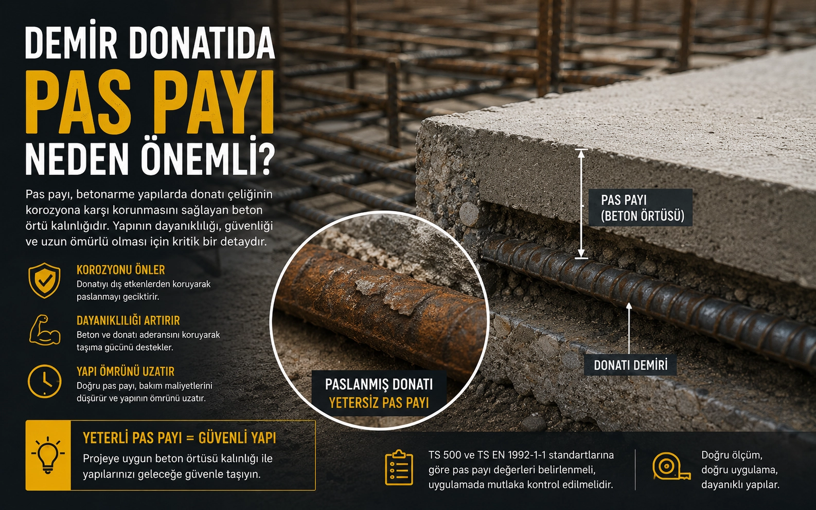 Demir Donatıda Pas Payı Neden Önemli?