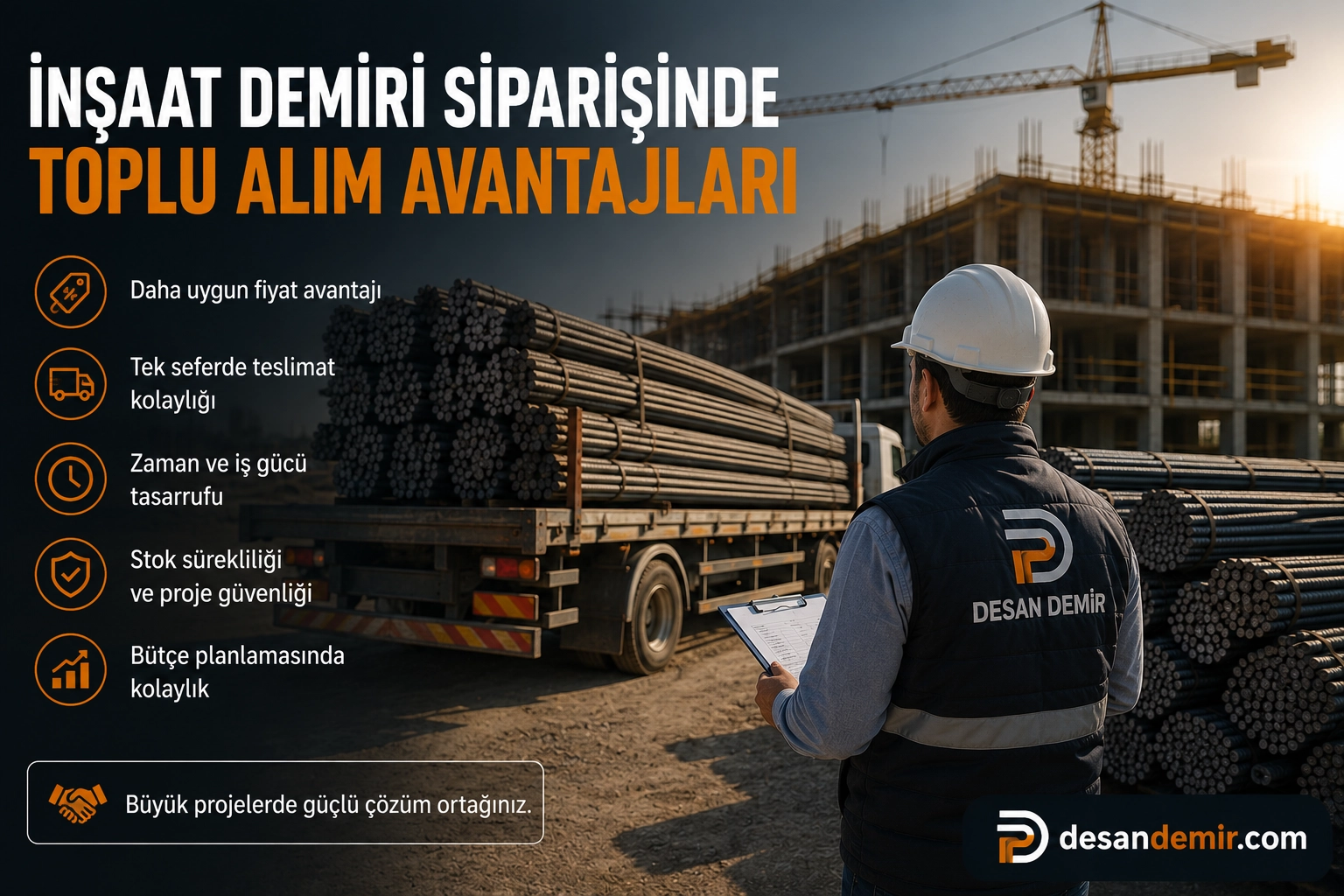 İnşaat Demiri Siparişinde Toplu Alım Avantajları