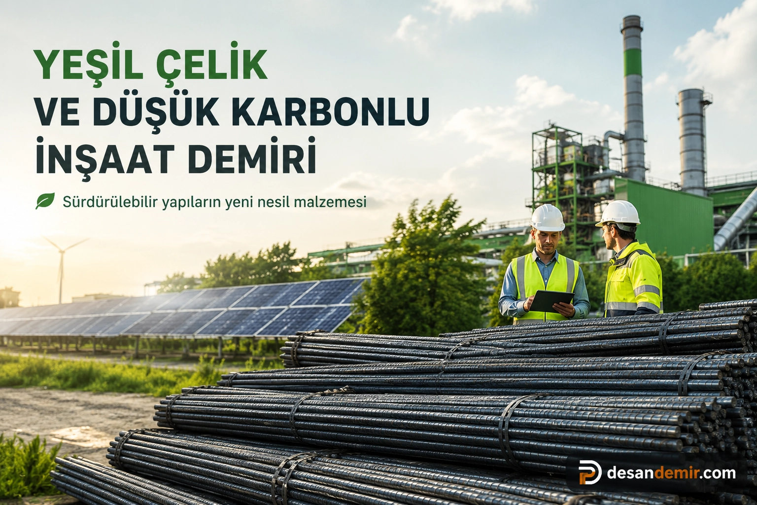 Yeşil Çelik ve Düşük Karbonlu İnşaat Demiri