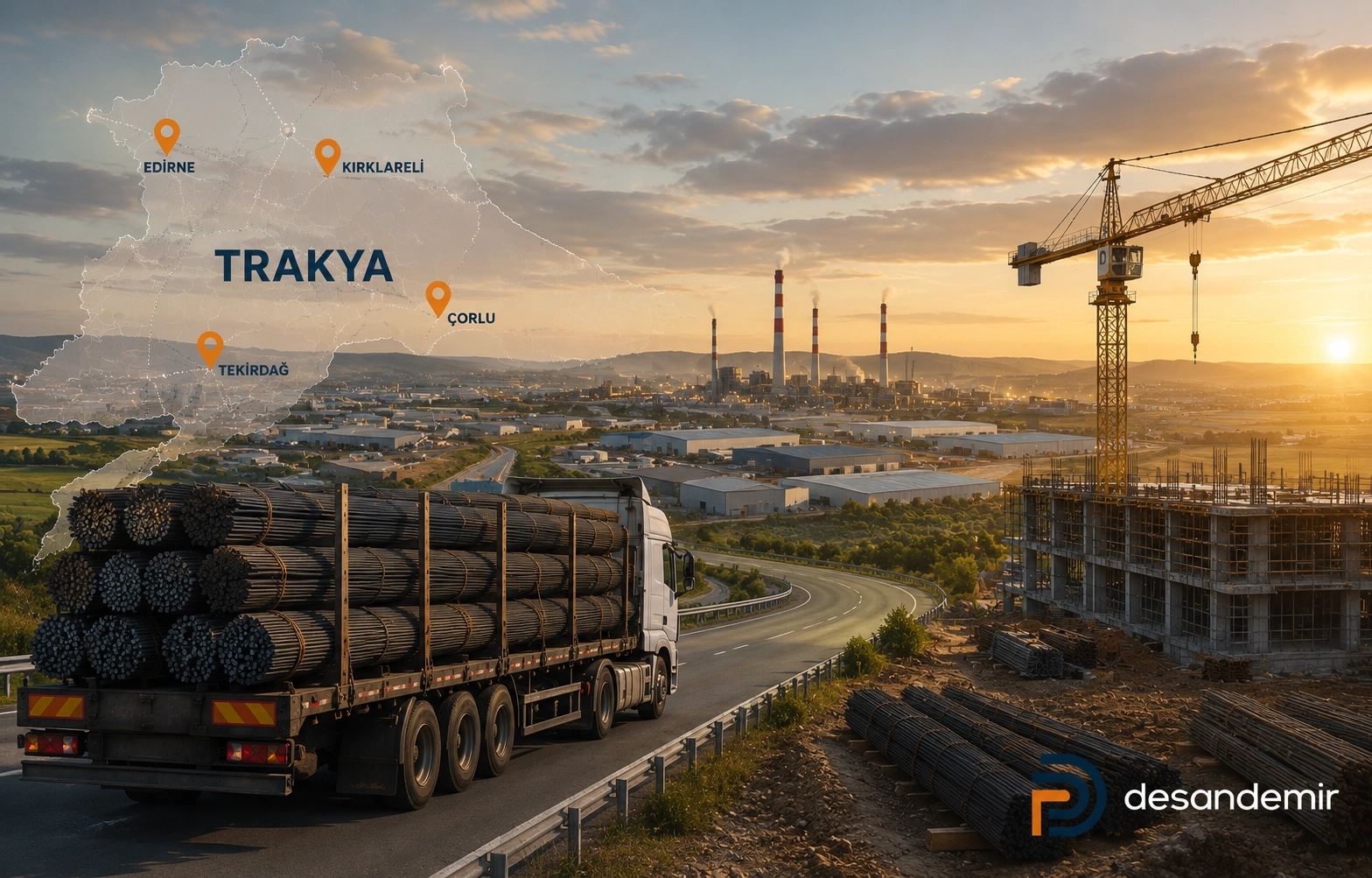 Trakya Sanayi ve Konut Bölgelerinde Demir Tedariği